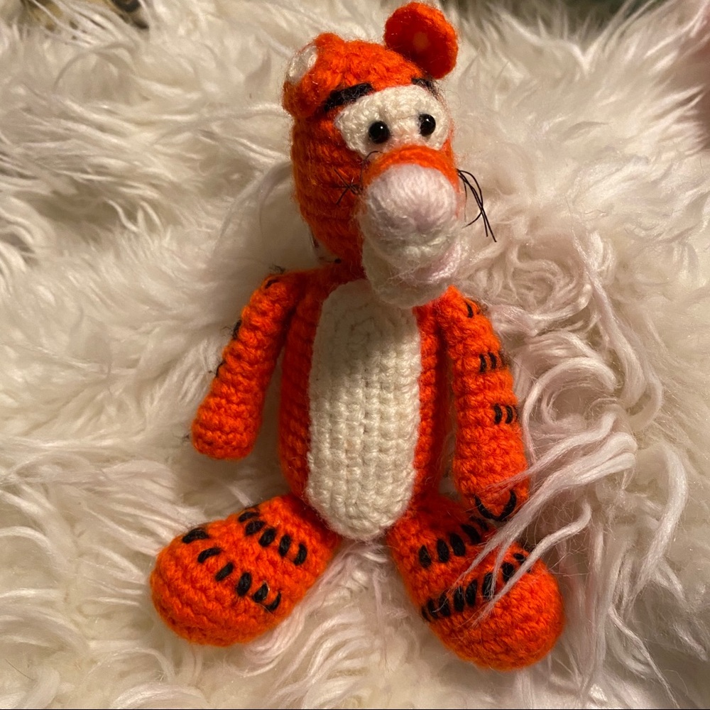 Disney handmade tiger tigger bag charm keychain